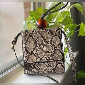 Snakeskin cross body